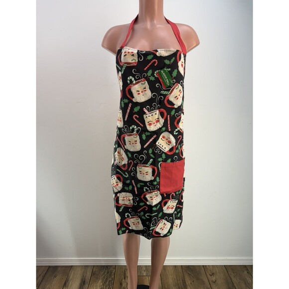 Multiple Other - NEW Christmas Apron Funny Dinner Santa Claus Cooking